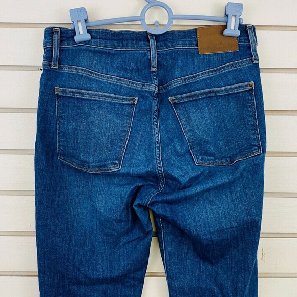 Womens 28 J.Crew Mercantile Jeans Skinny Distressed Medium Wash Stretch Denim - Picture 4 of 7